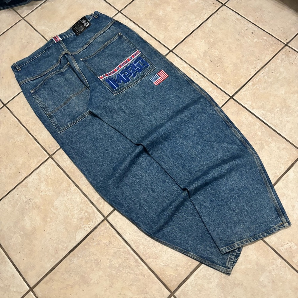 IMPAQ Southpole style y2k baggy grunge emo streetwear older brother core jeans